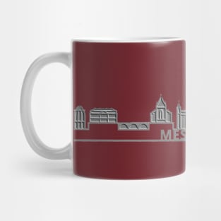 Mestreechter skyline embossed Mug